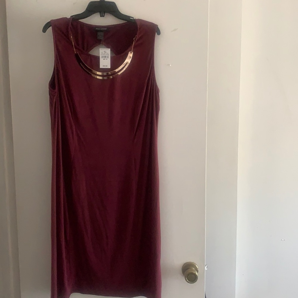 FAUX SUEDE DRESS